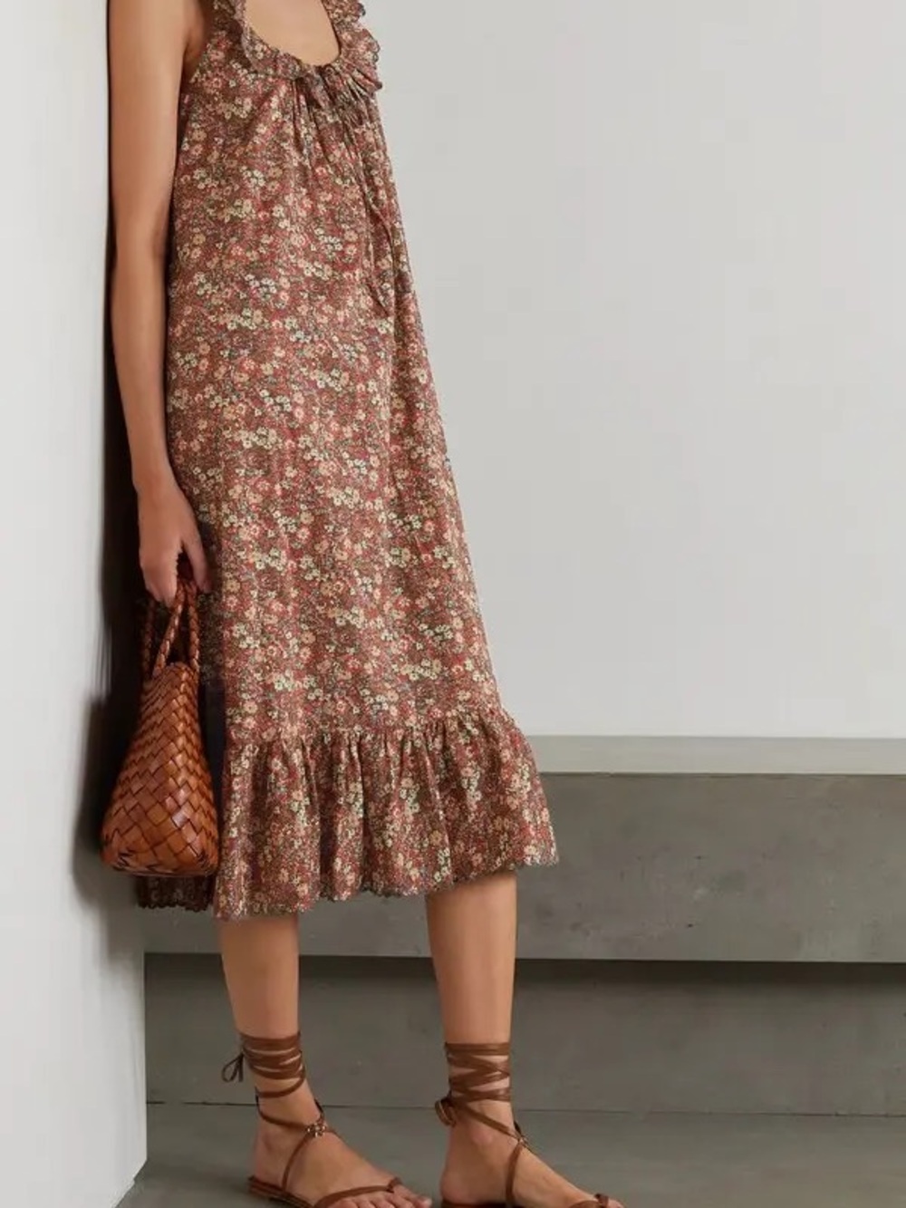 Doen Nymphea dress made with Liberty Fabric